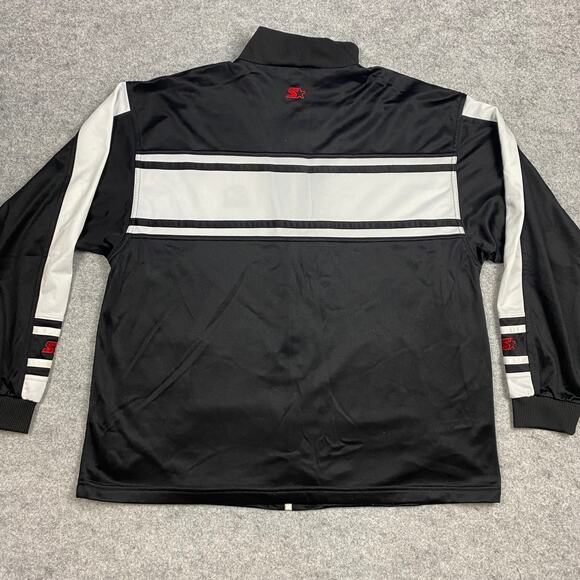starter jacket mens XL vintage y2k fullzip Jersey sports y2k hiphop team light - Picture 2 of 12